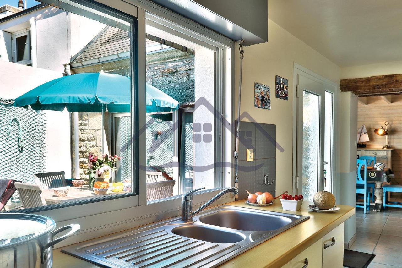 Localise - M3A La Maison Du Pecheur Au Guilvinec - Chambres Vue Mer - A 20M De La Mer Situee A La Pointe De Men Meur - Tout A Pied, Plage, Port, Centre, Commerces, Marche - Wifi Inclus - Linge De Lit Inclus - Jardin Clos - En Option , Menage Et Servi Exterior foto